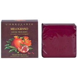 confezione di L'Erbolario Sapone Profumato per il Corpo Melograno 100g