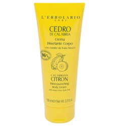 flacone di L'Erbolario Cedro di Calabria Crema Rinfrescante per Corpo 100ml