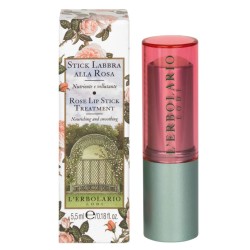 confezione di L'Erbolario Stick Nutriente alla Rosa per le Labbra 5,5ml confezione di L'Erbolario Stick Nutriente alla Rosa per le Labbra 5,5ml