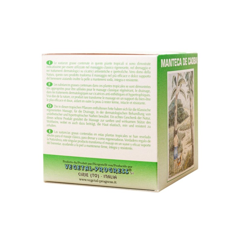 Dettagli di Vegetal Progress Manteca de Caoba Crema Corpo Anticellulite 106ml