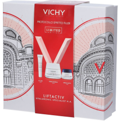 confezione di Vichy Cofanetto Liftactive Ha Crema Giorno 50 ml + Crema Notte 50 ml + Liftactive Uv Age 15 ml confezione di Vichy Cofanetto Liftactive Ha Crema Giorno 50 ml + Crema Notte 50 ml + Liftactive Uv Age 15 ml