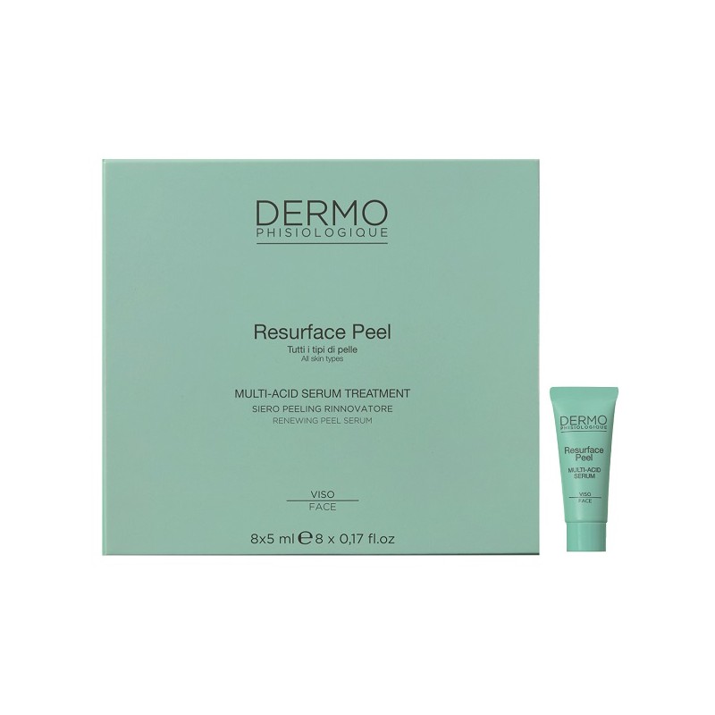 Resurface Peel Multi-acid Serum Treatment siero peeling rinnovatore per pelle luminosa 8 tubetti da 5ml