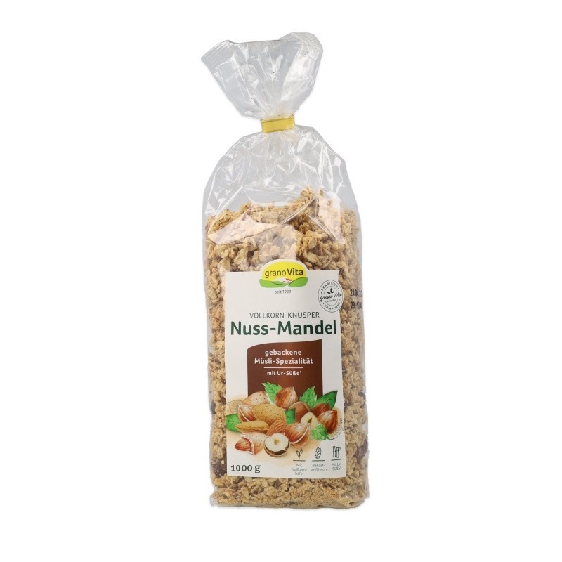 Muesli Colazione Croccante Noci Mandorle per Colazione Sana ed Energetica 1 kg Muesli Colazione Croccante Noci Mandorle per Colazione Sana ed Energetica 1 kg