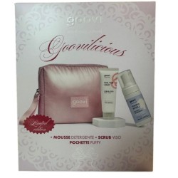 cofanetto di Goovi Cofanetto Detersione con Scrub Viso+Mousse Detergente +Pochette cofanetto di Goovi Cofanetto Detersione con Scrub Viso+Mousse Detergente +Pochette