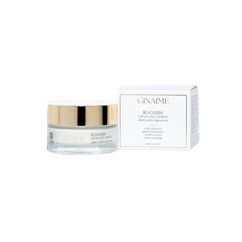 Ginaime Rugiada Crema Viso Giorno idratante e rassodante per tutti i tipi di pelle 50ml
