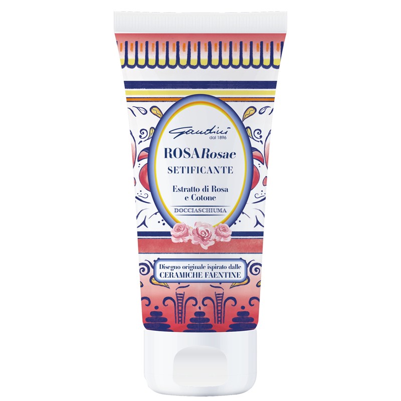 Gandini Faenza Doccia Rosarosae bagnoschiuma delicato per pelle morbida e idratata 200ml Gandini Faenza Doccia Rosarosae bagnoschiuma delicato per pelle morbida e idratata 200ml