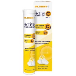 Tubetto Dr. Theiss Active Nutrient C-maxi per Difese Immunitarie 20 Compresse Effervescenti Tubetto Dr. Theiss Active Nutrient C-maxi per Difese Immunitarie 20 Compresse Effervescenti