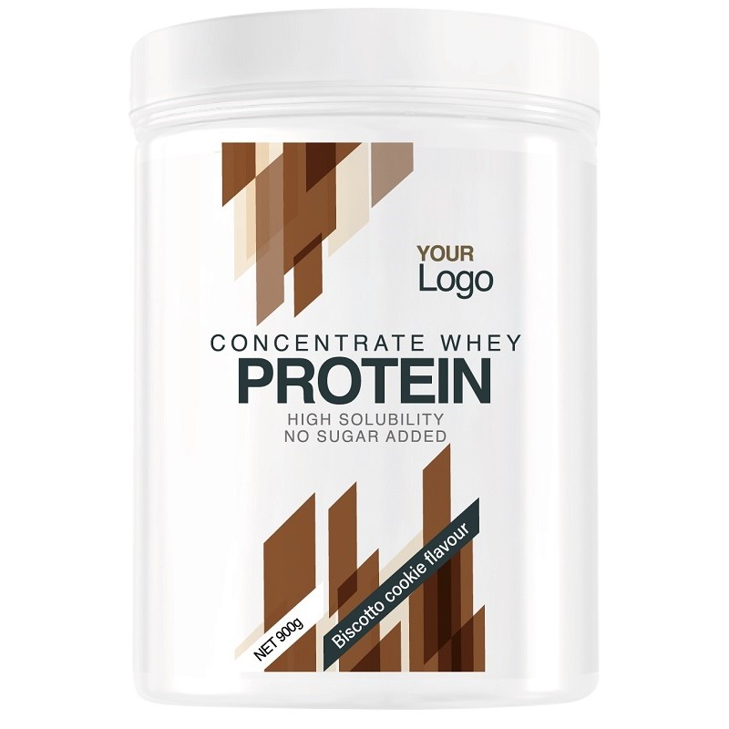 Self Omninutrition Concentrate Whey Protein per Crescita Muscolare 900 g Biscotto