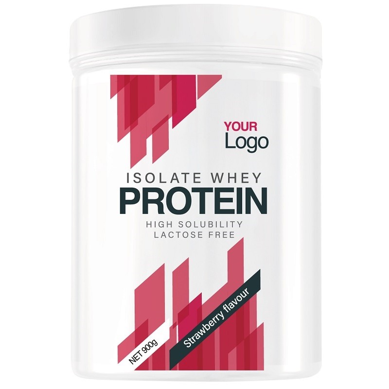 Self Omninutrition Isolate Whey Protein Fragola per Recupero e Massa Muscolare 900 g Polvere