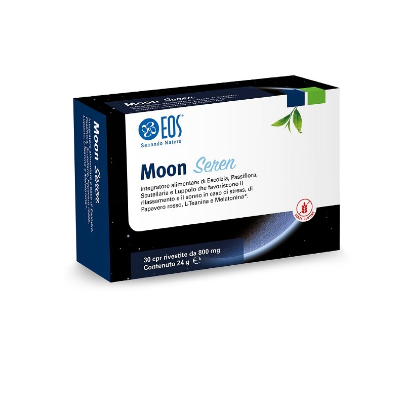 Moon Seren integratore per rilassamento e sonno naturale 30 compresse rivestite Moon Seren integratore per rilassamento e sonno naturale 30 compresse rivestite