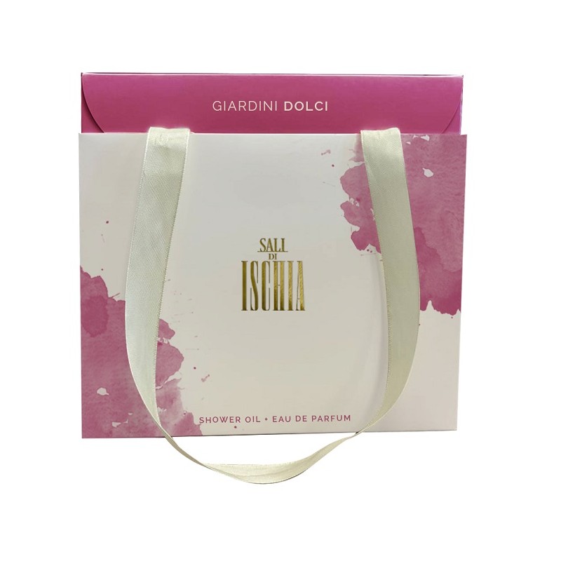 Sali Di Ischia Box Profumo Giardini Dolci cofanetto profumato con Eau De Parfum e Shower Oil 100ml+200ml