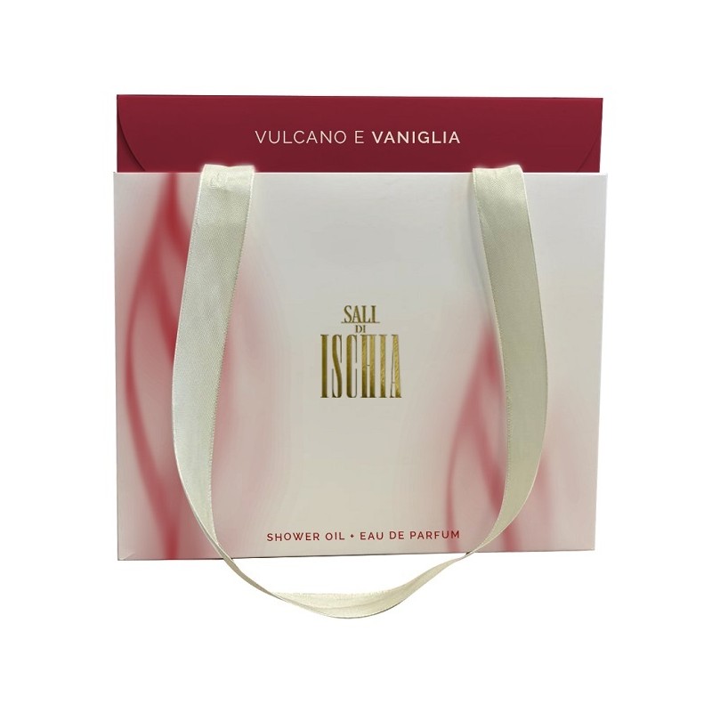 Sali Di Ischia Box Profumo Vulcano E Vaniglia, cofanetto profumo e shower oil per pelle profumata e idratata 100ml+200ml