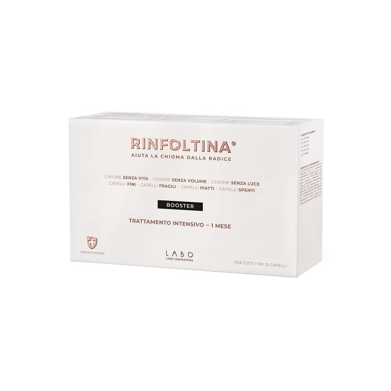 Rinfoltina Booster trattamento intensivo rinforzante capelli 20 fiale monodose 70ml