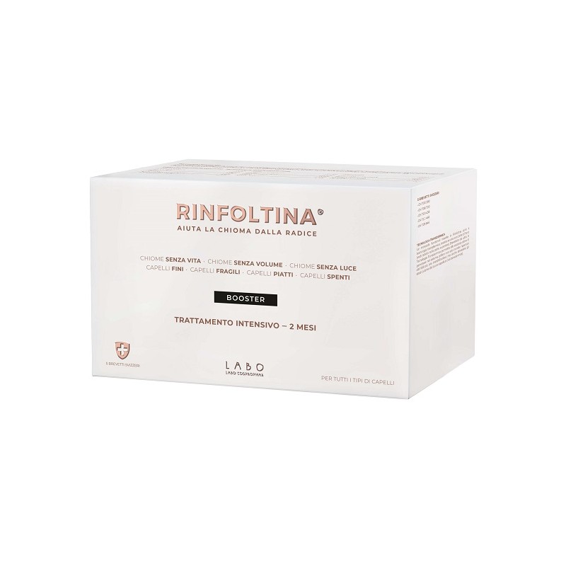 Rinfoltina Booster trattamento rinforzante capelli 40 fiale monodose da 3,5ml