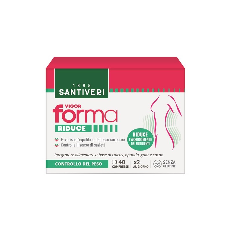 Vigor Forma Riduce per Controllo Peso e Benessere Metabolico 40 Compresse Vigor Forma Riduce per Controllo Peso e Benessere Metabolico 40 Compresse