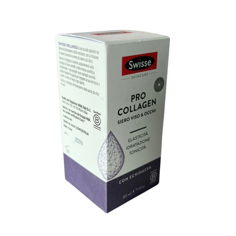 Dettagli di Swisse Pro Collagen Siero Viso e Occhi Idratante e Antietà 30ml