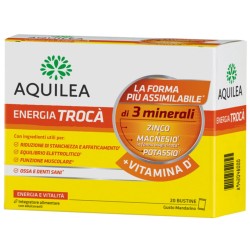 confezione di Aquilea Energia Trocà + Vitamina D Integratore Multivitaminico 20 Bustine confezione di Aquilea Energia Trocà + Vitamina D Integratore Multivitaminico 20 Bustine