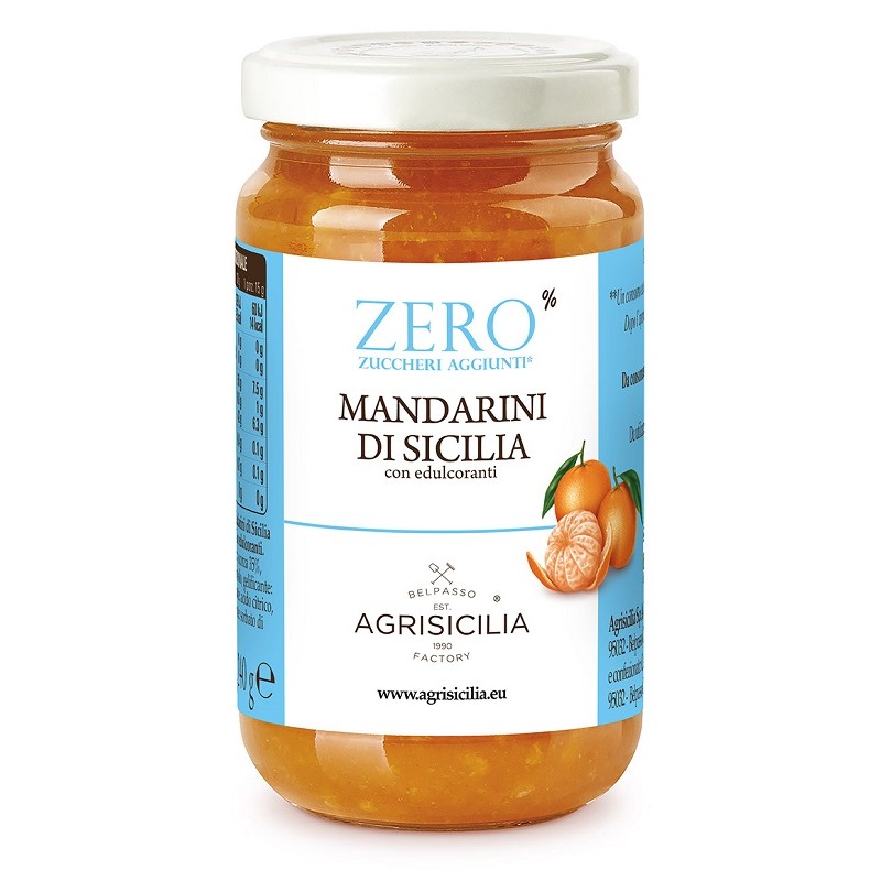 Agrisicilia Zero Zuccheri Aggiunti Mandarini di Sicilia Marmellata Senza Zuccheri 240g Agrisicilia Zero Zuccheri Aggiunti Mandarini di Sicilia Marmellata Senza Zuccheri 240g