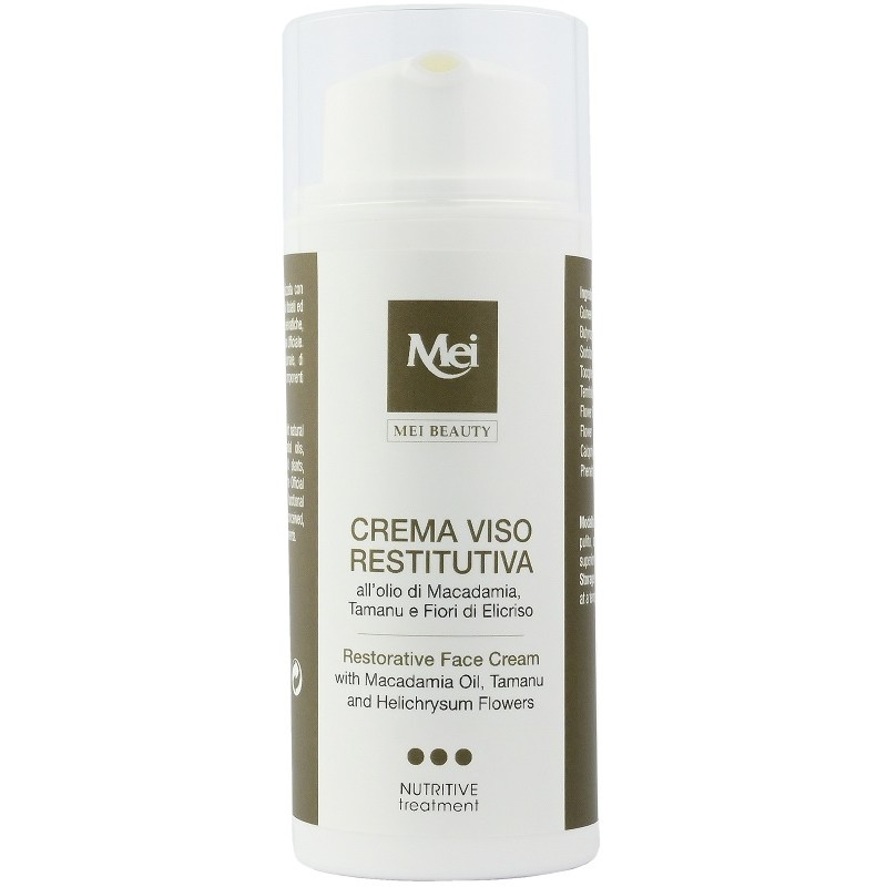 Mei Crema Viso Restitutiva per Pelle Secca e Sensibile 100ml