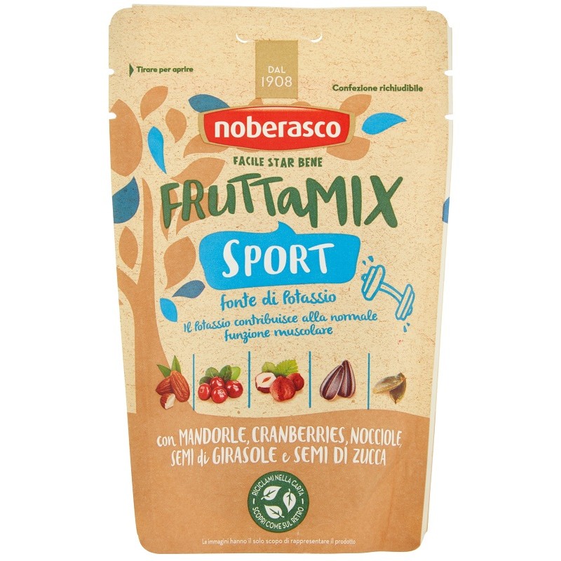 Fruttamix Sport snack energetico per sportivi confezione da 150g Fruttamix Sport snack energetico per sportivi confezione da 150g
