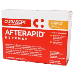 Formato di Curasept Afterapid Def integratore per difese immunitarie 14 bustine