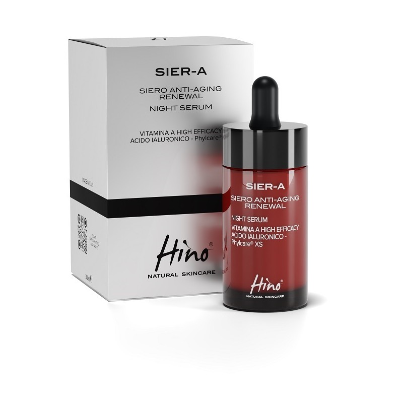 Hino Natural Skincare Sier-a Siero Antiaging per Pelle Giovane e Luminosa 30ml