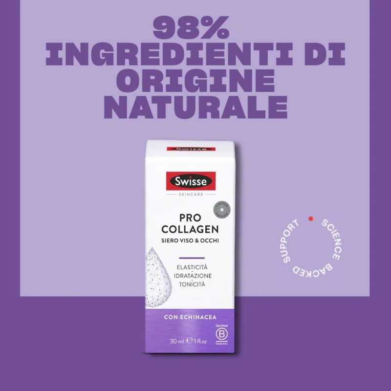 Swisse Pro Collagen Siero Viso e Occhi Idratante e Antietà 30ml