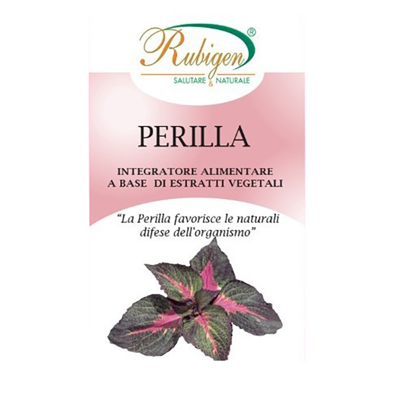 Rubigen Perilla Frutescens integratore per difese immunitarie 60 capsule Rubigen Perilla Frutescens integratore per difese immunitarie 60 capsule