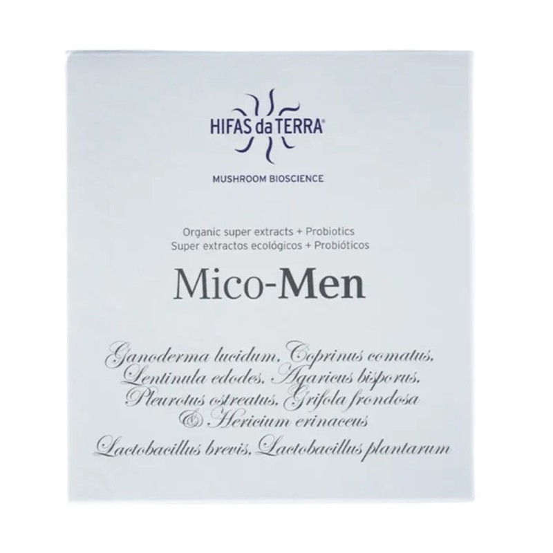 scatola Hifas da Terra Freeland Mico Men Integratore Multivitaminico e Antiossidante 300ml + 30 capsule