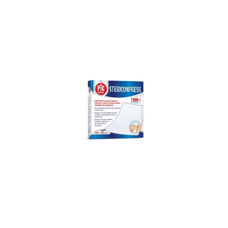 Garze Stericompress 20x20 per Medicazione e Protezione Ferite 600 Pezzi