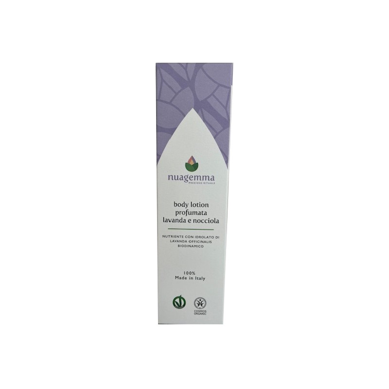Nuagemma Body Lotion Lavanda e Nocciola lozione corpo idratante e profumata 150ml