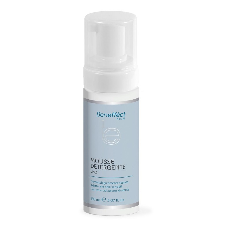 Beneffect Skin Mousse Detergente per Detersione Delicata Viso 150ml