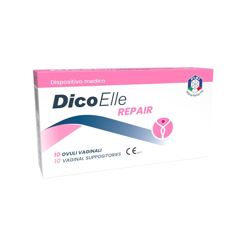 confezione di Dicoelle Repair per Benessere Vaginale 10 Ovuli