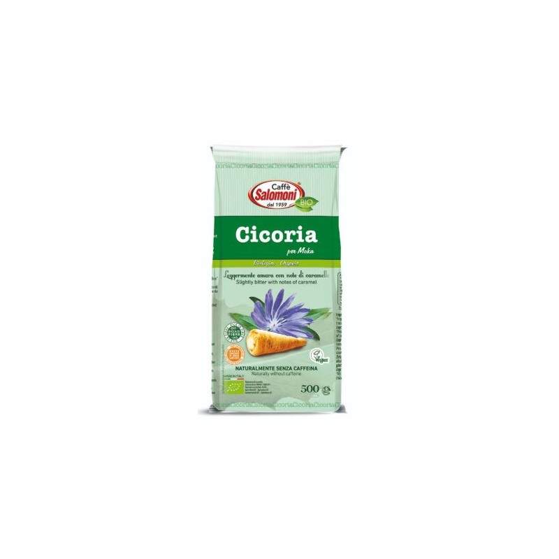 Bevanda di cicoria bio per moka alternativa naturale senza caffeina sacchetto da 500 g Bevanda di cicoria bio per moka alternativa naturale senza caffeina sacchetto da 500 g
