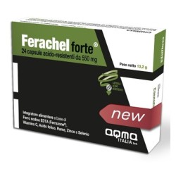 Formato di Ferachel Forte Integratore Alimentare con Ferro 24 Compresse Formato di Ferachel Forte Integratore Alimentare con Ferro 24 Compresse