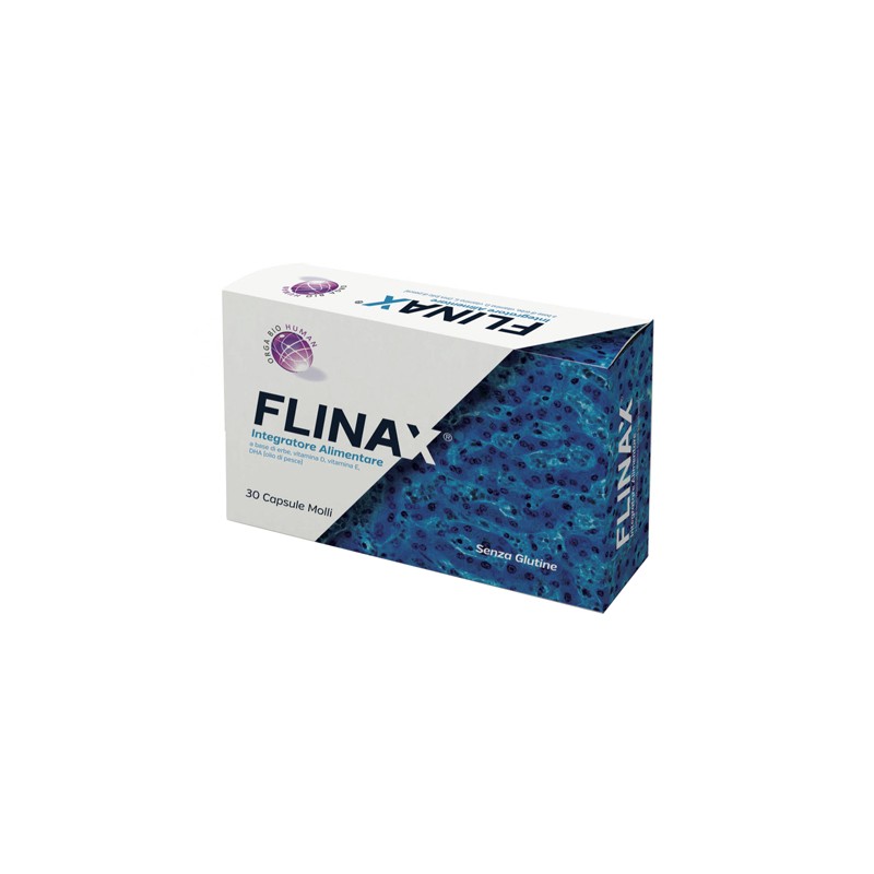 Flinax integratore per benessere cardiovascolare, cerebrale e immunitario 30 capsule molli
