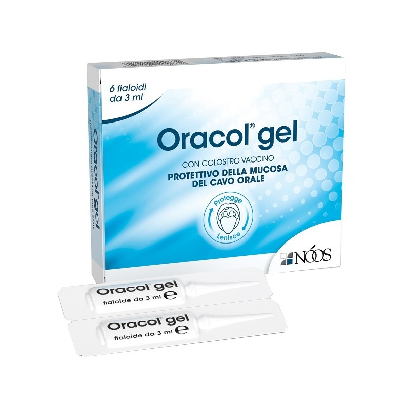 Oracol Gel per Protezione Mucosa Orale e Sollievo Irritazioni 6 Fialoidi Monodose da 3 ml Oracol Gel per Protezione Mucosa Orale e Sollievo Irritazioni 6 Fialoidi Monodose da 3 ml