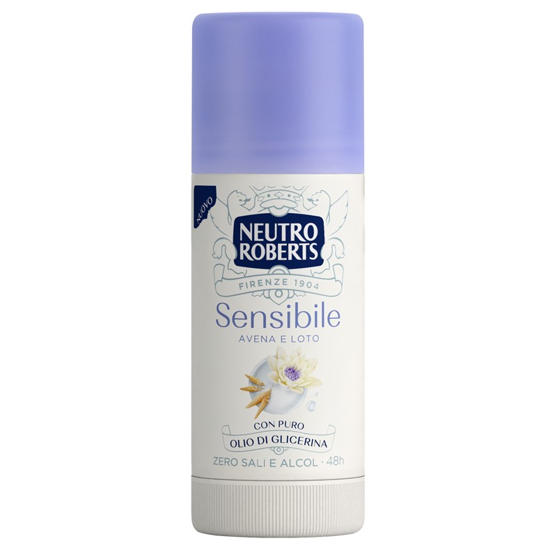 Neutro Roberts Deodorante Pelle Sensibile Avena Loto per Pelli Sensibili Stick 40 ml Neutro Roberts Deodorante Pelle Sensibile Avena Loto per Pelli Sensibili Stick 40 ml