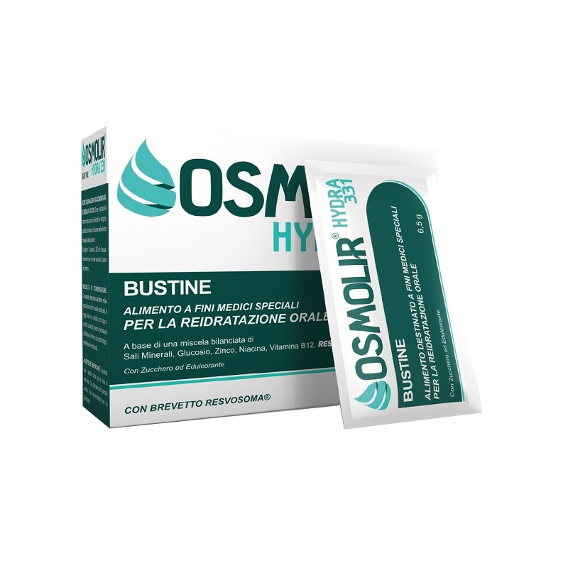 Osmolir Hydra 331 per Reidratazione Orale 14 Bustine da 6,5 g Osmolir Hydra 331 per Reidratazione Orale 14 Bustine da 6,5 g