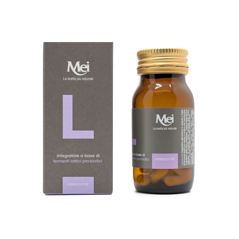 Mei Lactobacilli integratore per equilibrio intestinale 30 capsule Mei Lactobacilli integratore per equilibrio intestinale 30 capsule