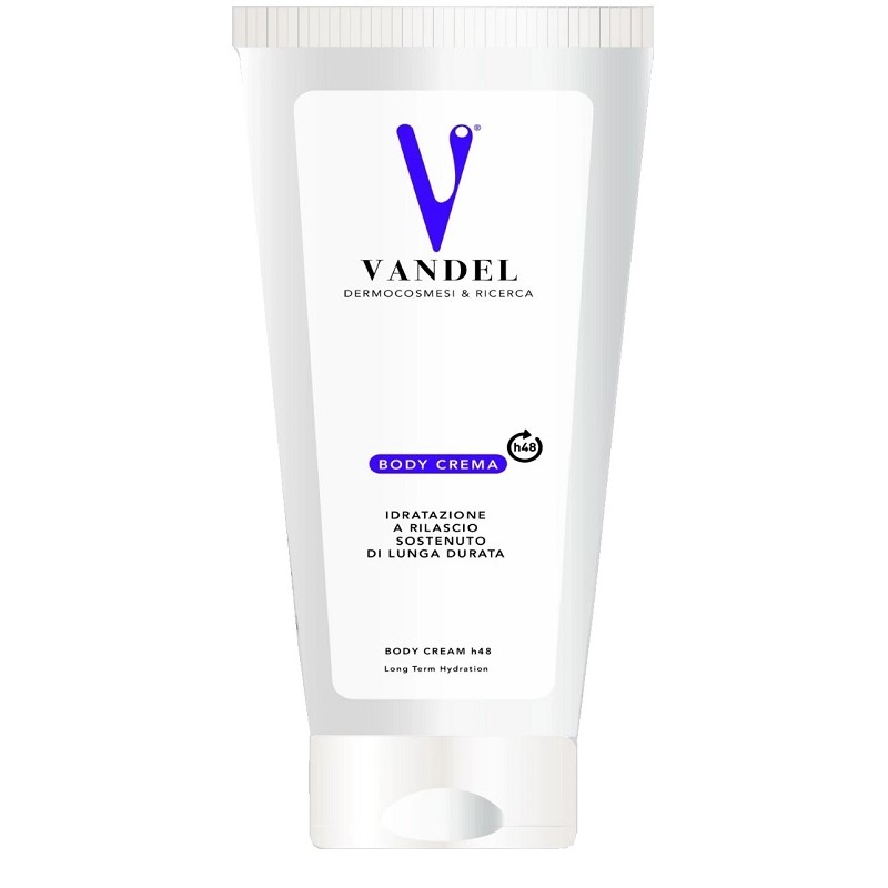 Vandel Body Cream 48h crema corpo idratante, rassodante e antiage tubo da 200 ml
