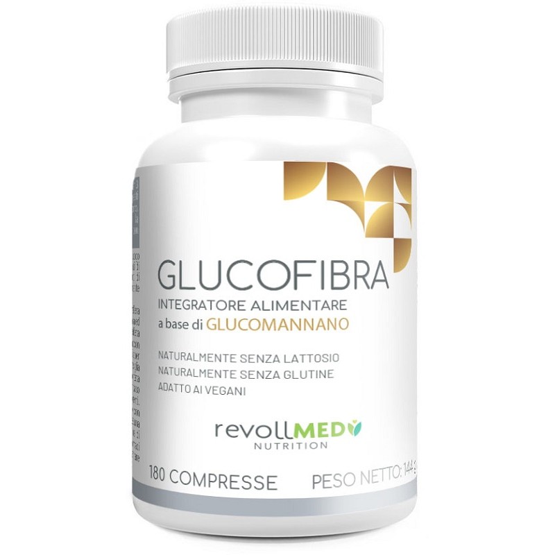 Glucofibra per Sazietà e Controllo del Peso 180 Compresse