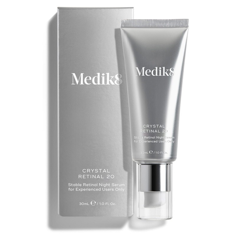 Medik8 Crystal Retinal 20 Siero Notte Anti-età con Vitamina A per Rughe e Macchie 30 ml