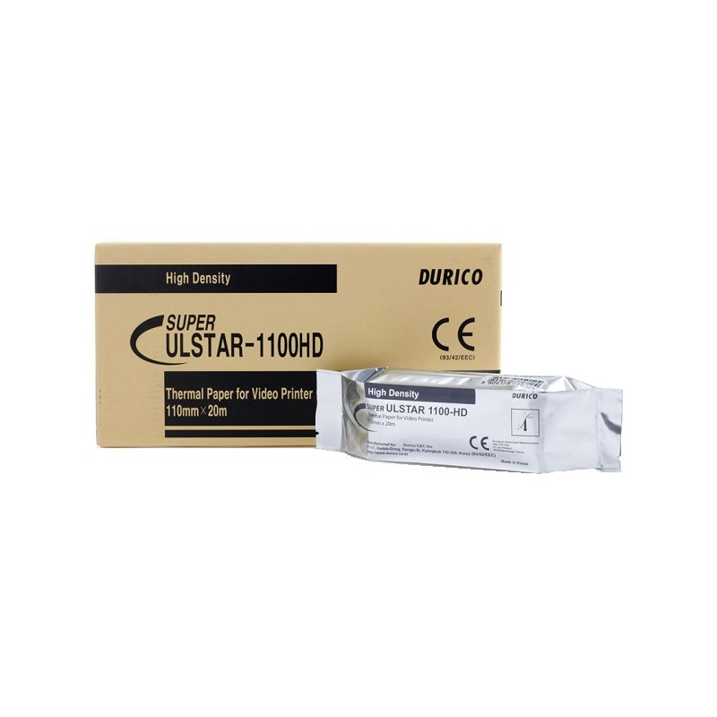 Carta Videostampante Durico compatibile Sony Upp 110hd per Stampe Mediche ad Alta Risoluzione Rotolo di Carta Termica Carta Videostampante Durico compatibile Sony Upp 110hd per Stampe Mediche ad Alta Risoluzione Rotolo di Carta Termica