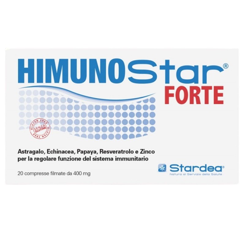 confezione di Stardea Himunostar Forte Integratore per Difese Immunitarie 20 Compresse confezione di Stardea Himunostar Forte Integratore per Difese Immunitarie 20 Compresse