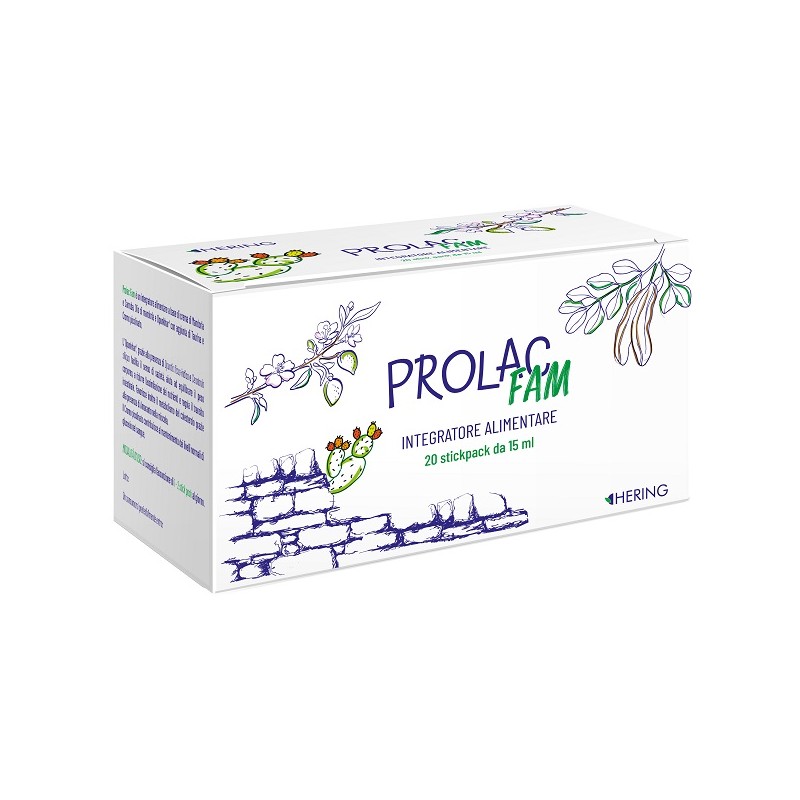 Prolac Fam integratore per sazietà e controllo del peso 20 stickpack da 15 ml