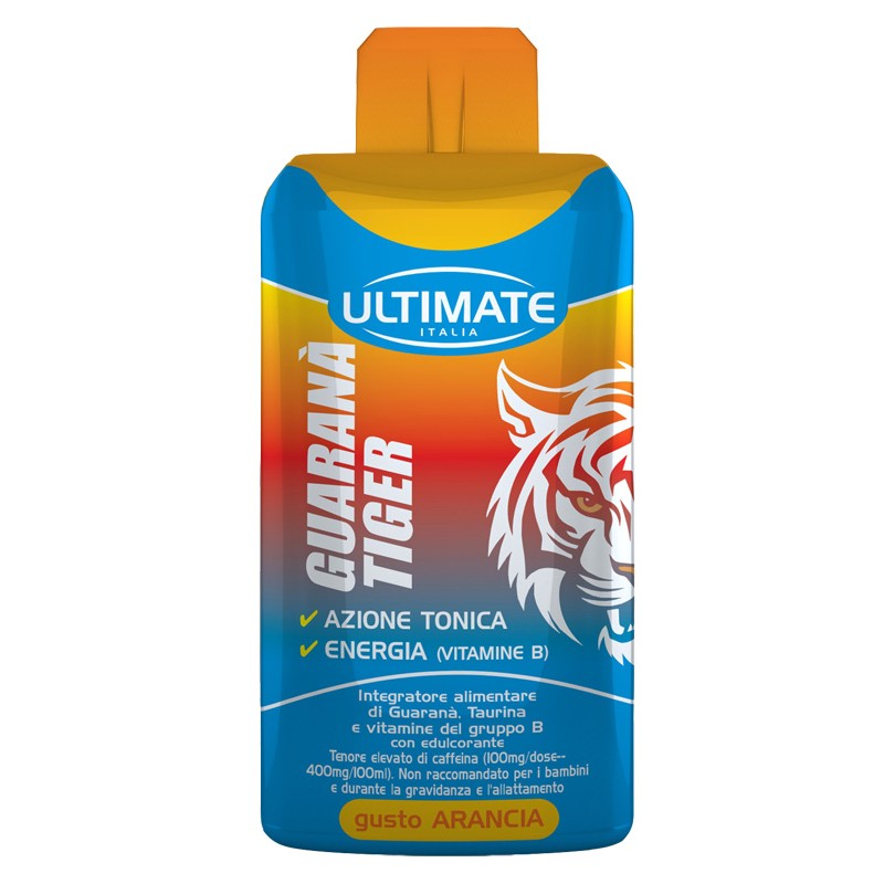 Ultimate Guaranà Tiger Arancia integratore energizzante monodose 25 ml Ultimate Guaranà Tiger Arancia integratore energizzante monodose 25 ml