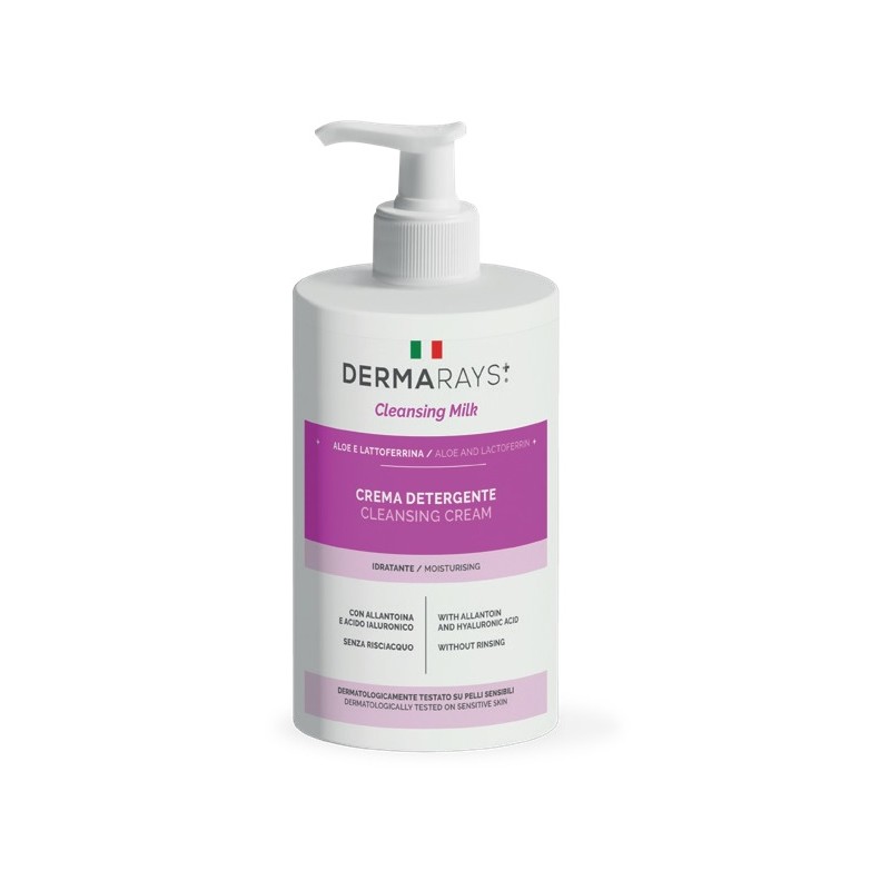 Dermarays Cleansing Milk latte detergente viso e corpo senza risciacquo per pelli sensibili 500 ml