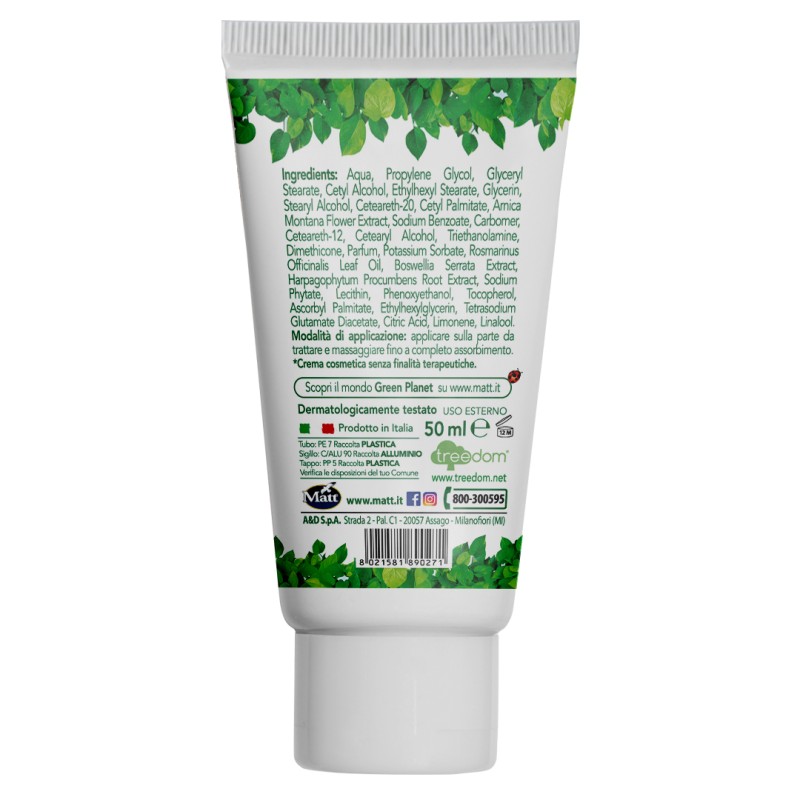 retro confezione Matt Arnica Montana Pronto Sollievo Crema Corpo 50ml retro confezione Matt Arnica Montana Pronto Sollievo Crema Corpo 50ml