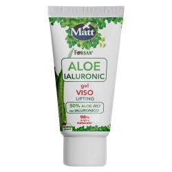 Confezione Matt Aloe Ialuronic Gel Viso Effetto Lifting Aloe con Acido Ialuronico 50ml Confezione Matt Aloe Ialuronic Gel Viso Effetto Lifting Aloe con Acido Ialuronico 50ml